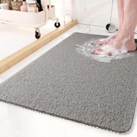 Große Duschmatte, 60 X 90 Cm, Schimmelresistent, Aus Pvc-luffa Für Badezimmer, Badewanne, Rutschfeste Luffa-bodenmatte Für Innen, Schnelltrocknend