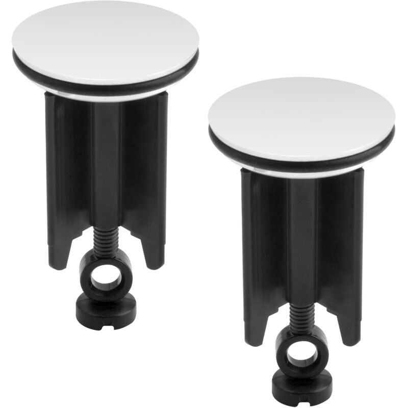 2er-set Waschbeckenstöpsel 40 Mm - Universal - Mit Dichtung - Für Waschtisch - Für Alle Gängigen Waschbecken