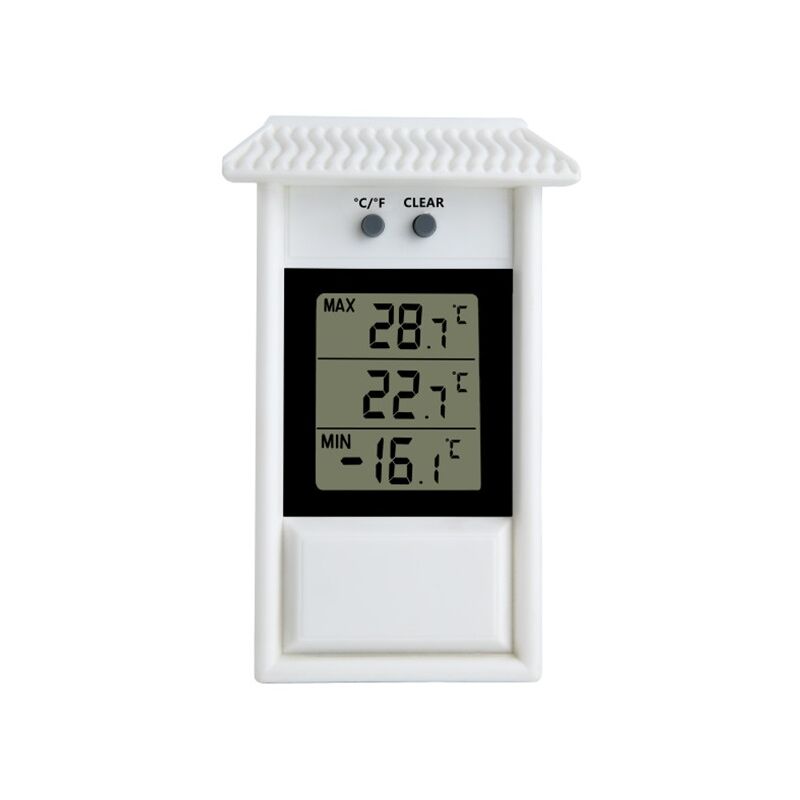 Gartenthermometer Innen- Und Außenthermometer Kühlschrankthermometer, Digitales Gewächshaus-thermometer, Digitales Thermometer Mit Min-max-funktion