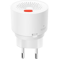 Lpg-/erdgas-/stadtgas-leckagesensor, Steckdose, Methan-detektor, Alarm Mit Sprach- Und Stroboskoplicht Für Die Küche (weiß)