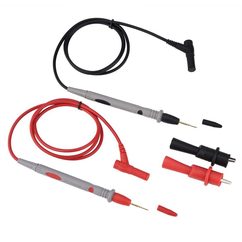Testkit Für Digitales Elektronisches Multimeter, 1000 V, 20 A, Mit Prüfkabeln, Krokodilklemmen Und Bananenstecker Für Multimeterklemmen.