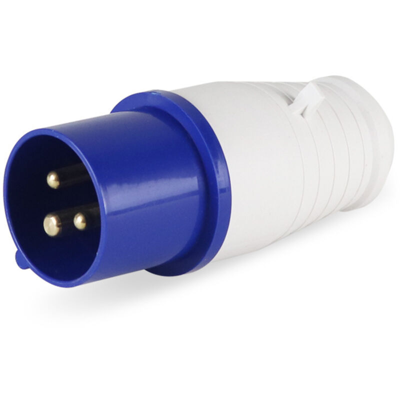Männlicher Industriestecker, Iec, 16a, 2p+e, 220v, Ip44