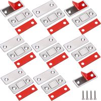 Loquet Magnetique 8 Stück Ultra Dünner Magnetischer Türverschluss Für Schränke, Selbstklebender Starker Magnetverschluss Für Möbel, Schiebetüren, Schubladen, Fenster Und Schranktüren H549