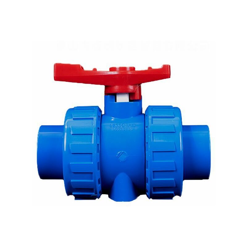 2-wege-pvc-kugelventil Mit Lösungsmittelschweißung (kleber) Und Bsp-gewinde Für Wasserzuleitungsrohranschluss, Dn25 (32 Mm)