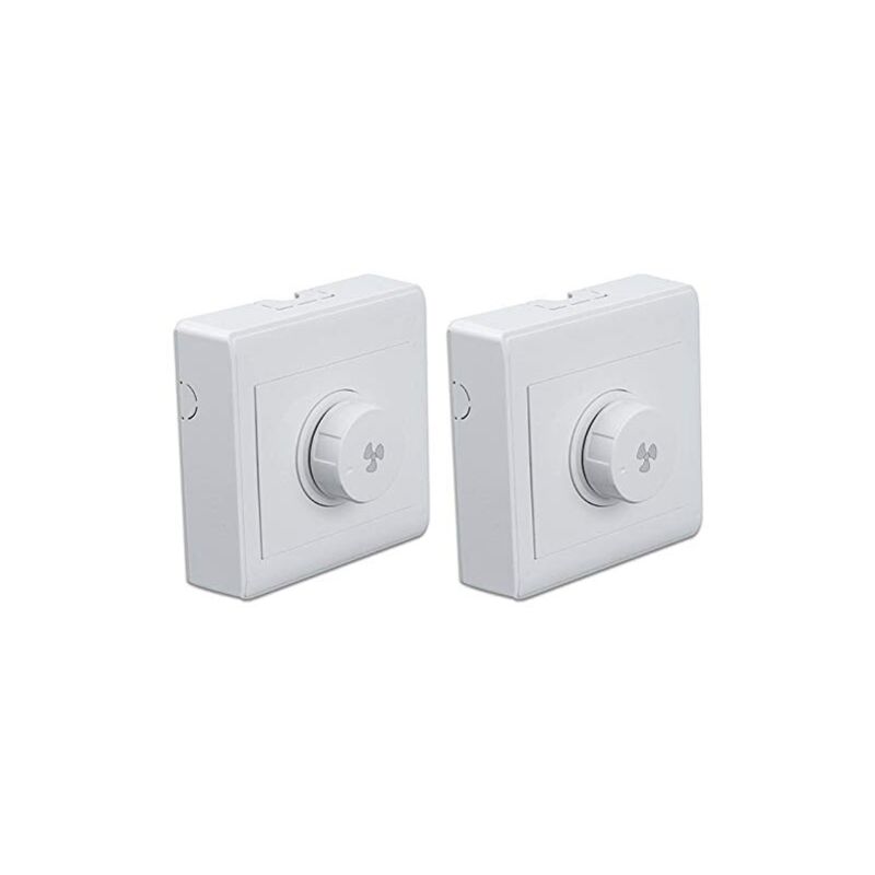 2er-set Deckenventilator-geschwindigkeitsregler, 220v 10a Wandschalter Für 300w Dimmer