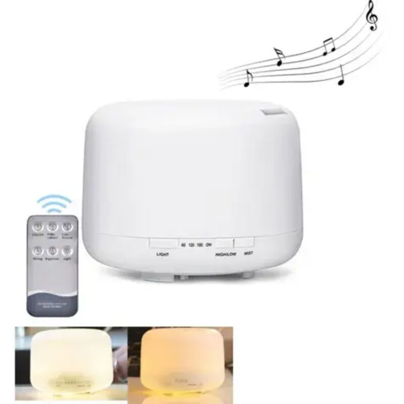 Aromadiffusor Für Ätherische Öle, 500 Ml, Mit Fernbedienung, Leise, Ideal Für Das Schlafzimmer.