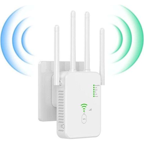 Wlan-repeater Für Den Außenbereich, Neuer 1200-mbit/s-wlan-verstärker (2026), Leistungsstarker Dualband-wlan-extender (5 Ghz & 2,4 Ghz), Kompatibel Mit Allen Internet-boxen Mit Ethernet-anschluss