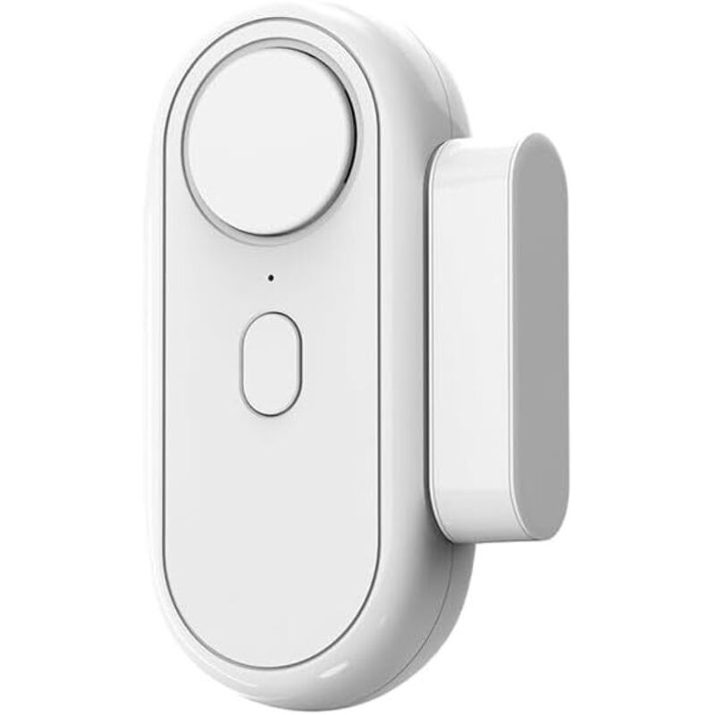 Personalalarmsystem Für Türen Und Fenster, Ideal Für Familien Mit Kindern. Wird Beim Öffnen Der Tür Ausgelöst. Lautstärke: 120 Dezibel. Weiß. Abmessungen: 9 X 5,1 X 9 Cm