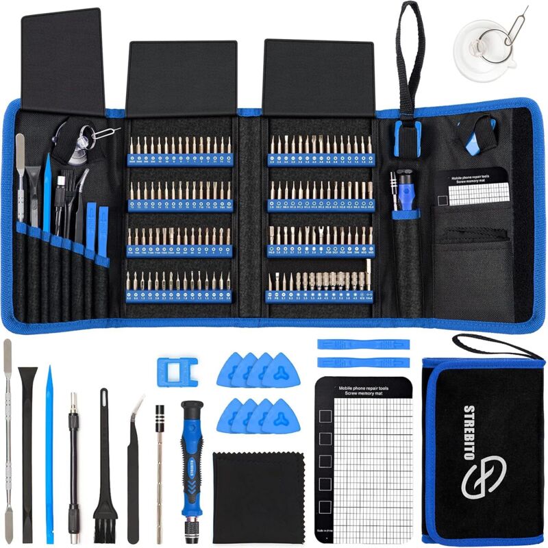 142-teiliges Präzisions-schraubendreher-set Mit Magnetischem 120-bit-reparaturwerkzeug-kit Für Iphone, Macbook, Computer, Laptop, Pc, Tablet, Ps4, Xbox, Nintendo, Konsole
