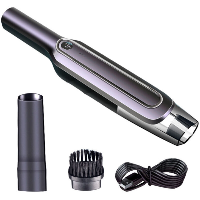 Auto-staubsauger, Tragbarer Kabelloser Staubsauger, Wiederaufladbarer Usb-kabelloser Staubsauger Für Auto 120w 4000mah Mit Waschbarem Filter Für Zuhause, Büro, Auto