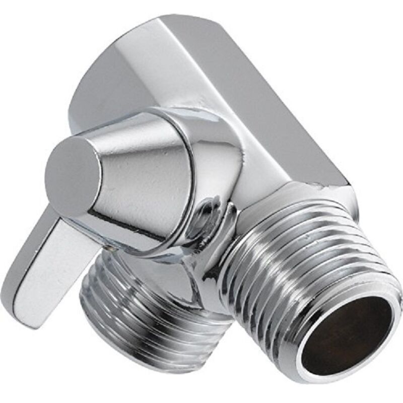 Duschumlenker, Universeller 3-wege-adapter Aus Verchromtem Messing, T-ventil Mit 1/2 Zoll Für Montierten Duscharm