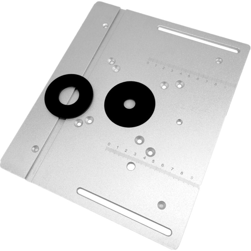 2-in-1 Einlegeplatte Für Frästisch, Klapptisch Aus Aluminiumlegierung Für Schneidemaschine, Für Holzbearbeitungsmaschine