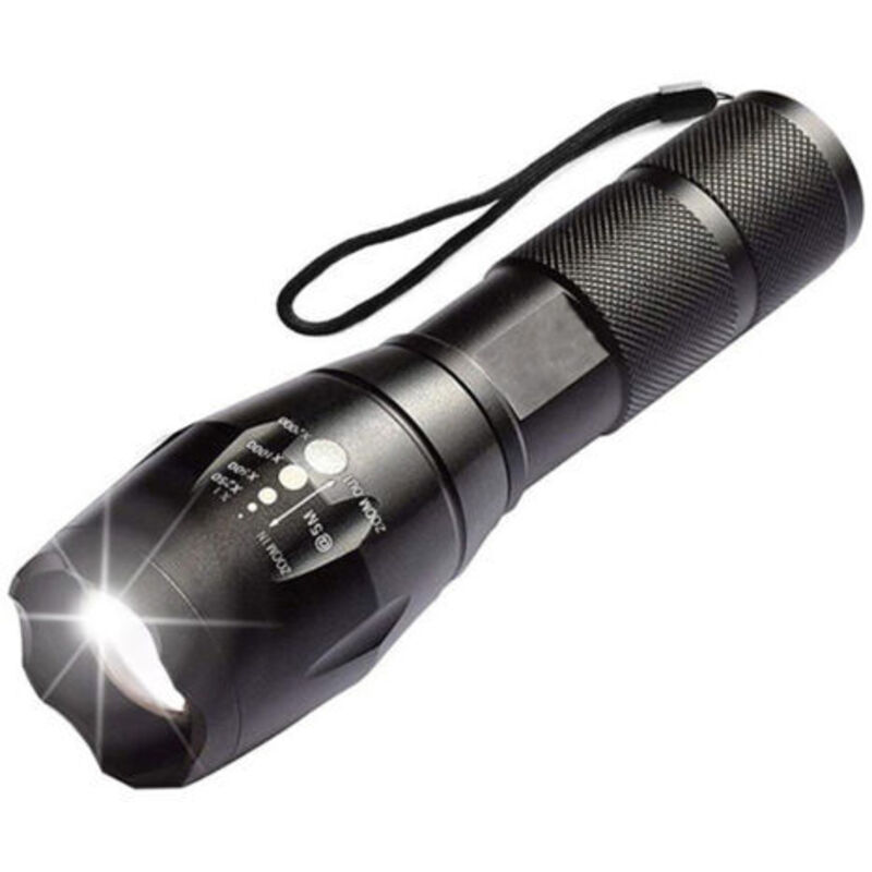 Set Von Leistungsstarken Led-taschenlampen Mit Wiederaufladbaren 18650-batterien, Taktische Taschenlampe Mit Usb-ladegerät