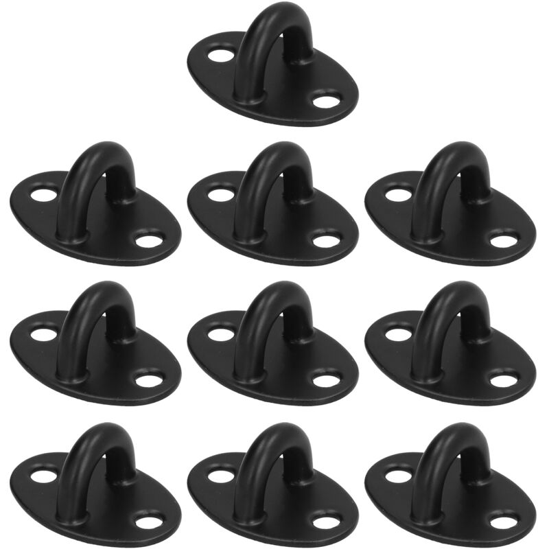 Satz Von 10 U-haken Für Ösenplatten, Robuste Deckenhaken Aus Edelstahl, Mini-deckenhaken Für Hängende Schaukeln, Stühle, Hängematten, Pflanzen