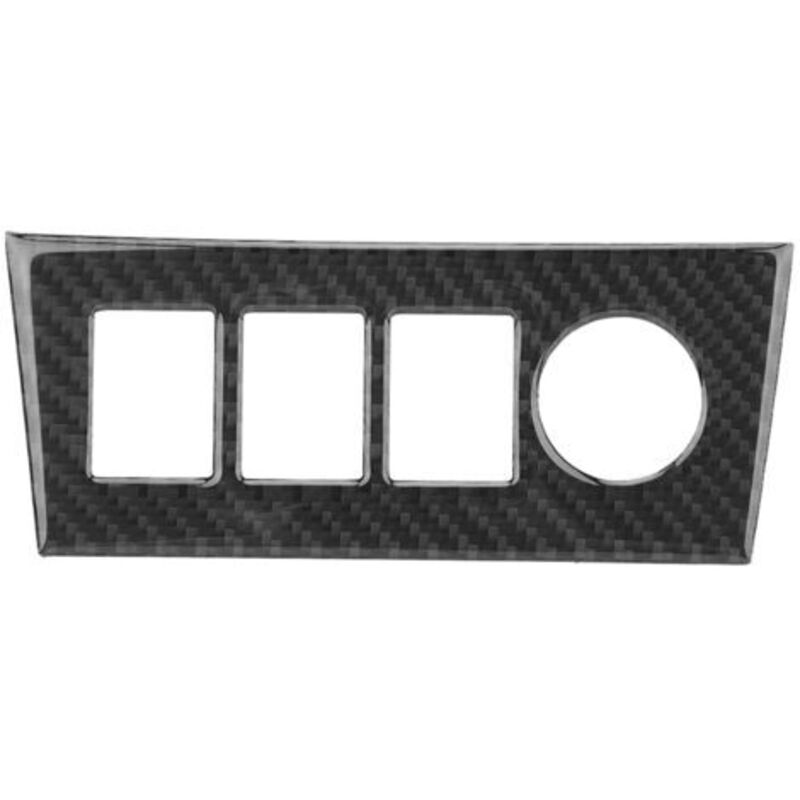 Kohlefaser-aufkleber Für Mittelkonsole, Zigarettenanzünder-abdeckung, Verkleidungsfolie, Auto-innenausstattungs-zubehör Für 06-12