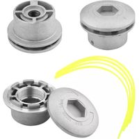 Universeller Trimmerkopf, Aluminium-faden-trimmerkopf Für Benzin-rasentrimmer Und Rasenmäher