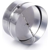 2er-set Automatisches Rückschlagventil, 150 Mm Rückschlagklappe Mit Dichtungsgummi Für Dunstabzugshaube Und Lüftungskanal