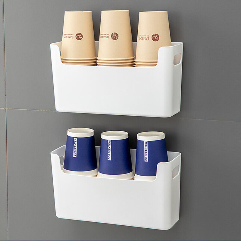 Set Aus 2 Universellen Aufbewahrungsboxen Für Den Haushalt, Türorganisatoren, Aus Kunststoff