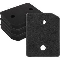 4 Kompatible Filter Für Miele T1 9164761, Filter Für Wäschetrockner Mit Wärmepumpe, 207 X 157 X 30 Mm, Schaumstoff- Und Flusenfilter, Ersatzfilter Für Wäschetrockner