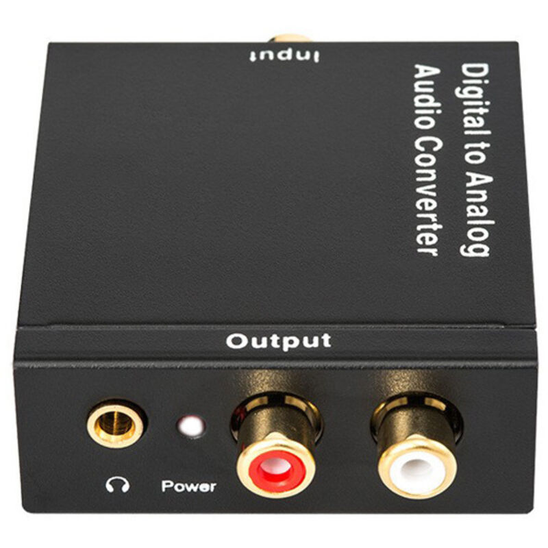 Digitaler Audio-zu-analog-wandler – Optische Und Koaxiale Spdif-eingänge – Analoge Stereo L/r-ausgänge