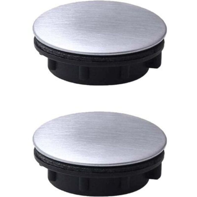 2 Stück Edelstahl-abdeckungen Für Spülenlöcher, Wasserhahnloch-abdeckung, Spülenloch-platte, Stopfen Für Bad Und Küche (montageloch Für 1,2-1,6 Zoll/31-40 Mm)