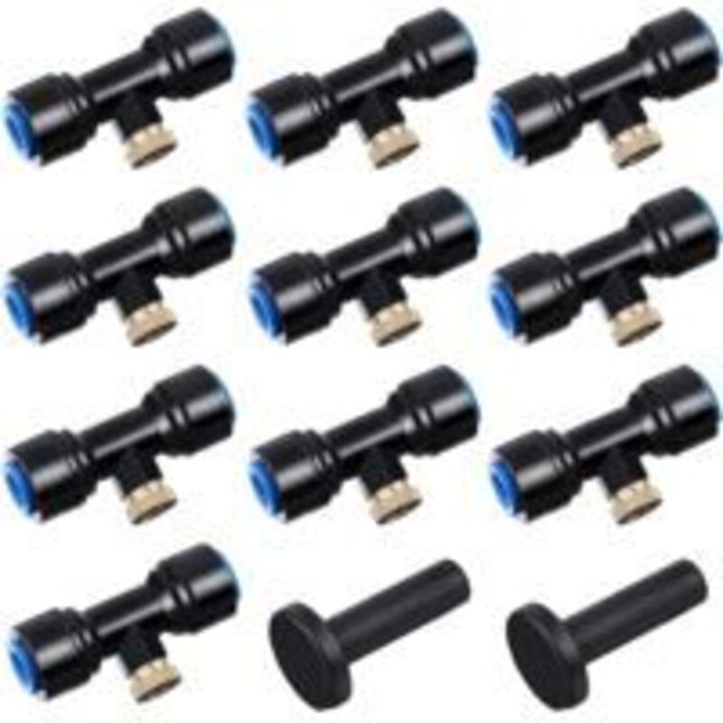 Bewässerungssystem, Außennebelanlagen-set, Messing-sprühdüse Für Den Garten, Zerstäuber-düse, Mit 10 Düsen Für Garten, Terrasse, Patio Und Diy