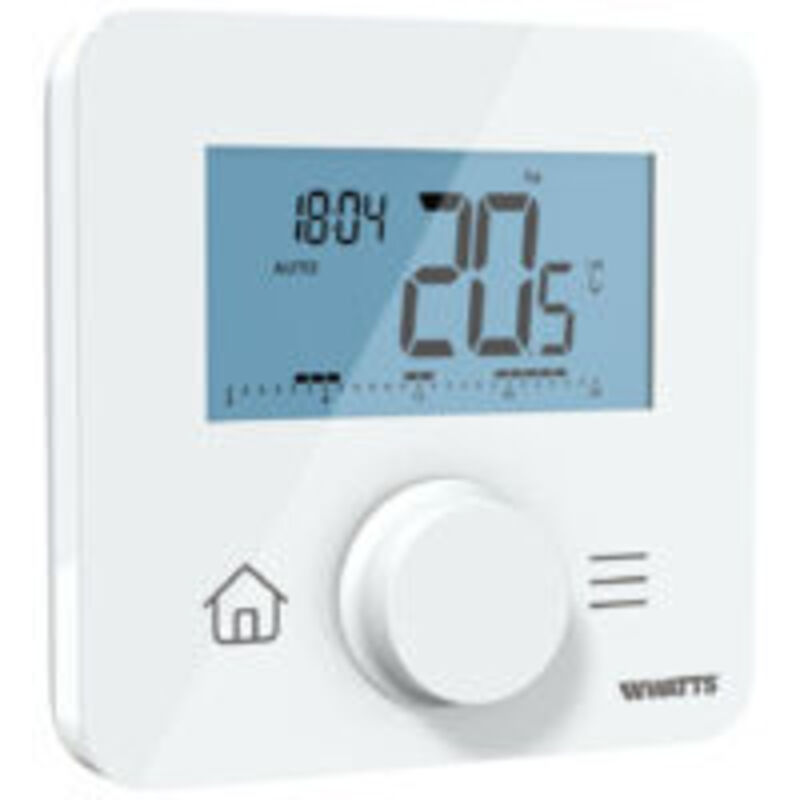 Watts – Programmierbarer Digitaler Thermostat Für Elektrische Heizkörper – Steuerung Von Bis Zu 50 Zonen – Kompatibel Mit Externem Sensor – Smartphone-app - Bt-dp03