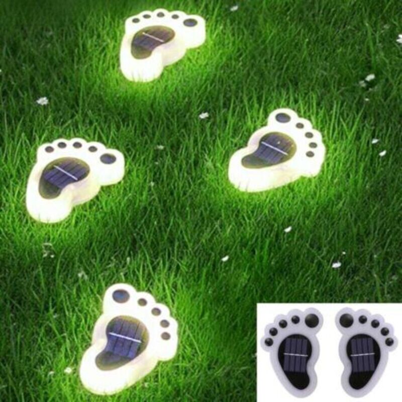 Solarleuchte Für Pfosten, Weißes Licht, Länge 11 Cm, 4er-pack Leds, Für Den Außenbereich, Ideal Für Gartenwege