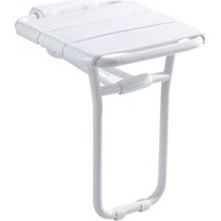 Erhöhter Duschsitz - Epoxid-aluminium - Weiß