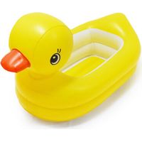 Aufblasbare Baby-badewanne In Entenform, Tragbar, Für Säuglinge Und Kleinkinder, Mini Aufblasbarer Pool Mit Integrierter Dusche, Für Jungen Und Mädchen.