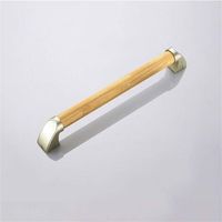 Holz-handlauf, Natürlicher Wandmontierter Handlauf Aus Holz, Duschgriff Mit Holzmaserung Für Badezimmer, Sicherheitsgeländer Für Toiletten (44 Cm)