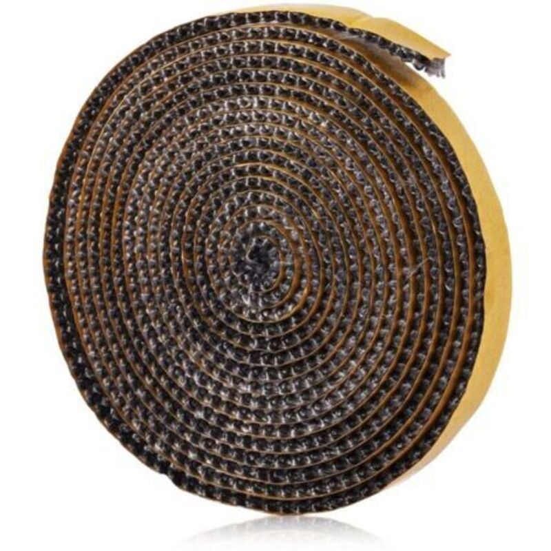 Selbstklebendes Kamin-dichtungsband, Hitzebeständige Geflochtene Dichtungen Für Ofen Und Kamin (3mm X 10mm X 2m)