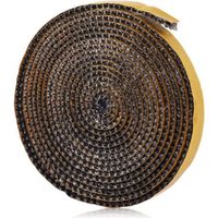 Selbstklebender Kamineinsatz-dichtungsstreifen, Hitzebeständige Geflochtene Dichtungen Für Ofen Und Kamin (3mm X 10mm X 2m)