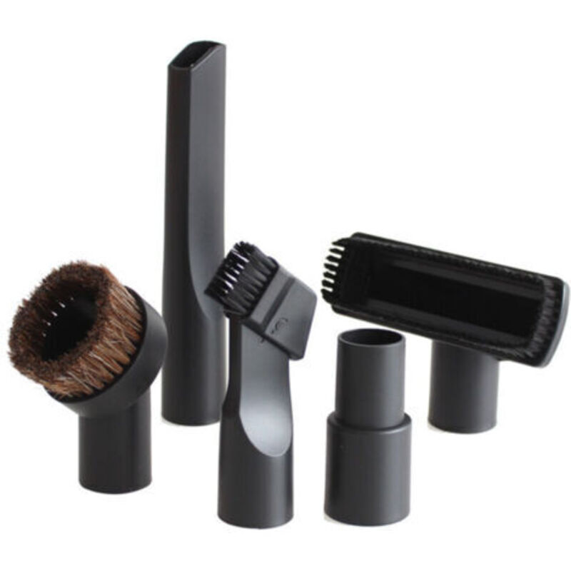 Set Mit 5 Staubsaugerzubehörteilen – Universal-staubsaugerbürste, Kompatibel Mit Rohrverbindungen Von 32 Mm Und 35 Mm Durchmesser