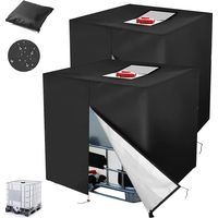 2 Stück Abdeckung Für 1000l Ibc-tank, Regenspeicher-abdeckung, Schutzhülle, Uv- Und Staubdicht, Container-abdeckung Für Ibc-behälter, Schutzplane