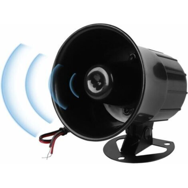 120 Db Dc 12v Alarmsirenen-lautsprecher, Akustischer Warngeber Alarmsirene, Verdrahteter Alarmsirenen-lautsprecher, Sicherheitshupe Für Innen- Und Außenbereich