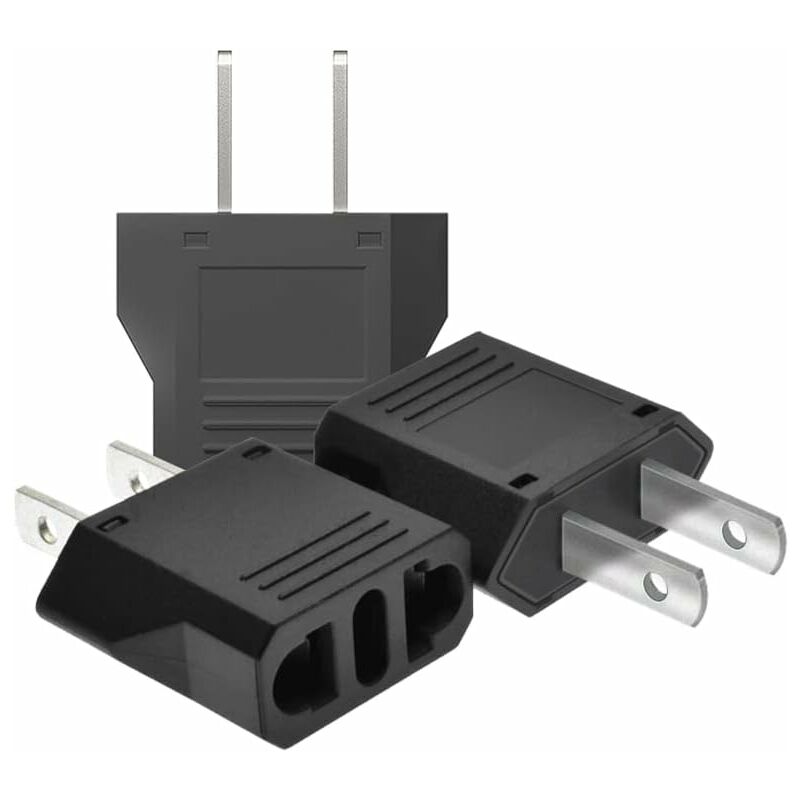 3-teiliger Reiseadapter – Universelle Steckdose Für Usa, Kanada, Japan – 1500w Schnellladung – Rohs- Und Ce-zertifizierte Sicherheit