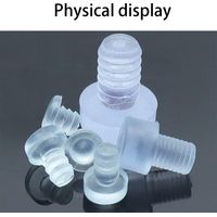 Glas-tischkantenstoßdämpfer Mit Stift Für Tisch, Möbel, Schrank, Randlöcher 5mm/6mm/8mm (150 Stück) H304