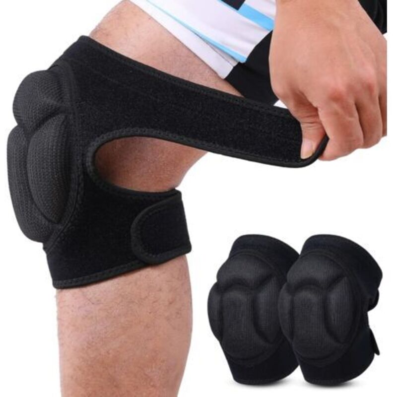 2 Stück Schutz-knieschoner, Stoßfeste Dicke Schaumstoff-knieschützer Für Gartenarbeit, Arbeiten, Joggen, Mountainbiken