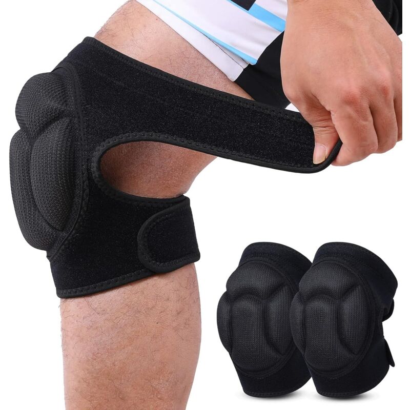 2 Stück Knieschützer, Stoßfeste Dicke Schaumstoff-knieschoner Für Gartenarbeit, Arbeiten, Joggen, Mtb