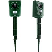 Ultraschall-infrarot-mausabwehrgerät, Mückenabwehr Für Den Garten, Hundevergrämer, Rasentiervertreiber, Schlangenabwehr
