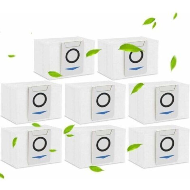 8 Stück X1 Omni Beutel Für Ecovacs Deebot X1 Omni, X1e Omni, X1 Turbo, T10 Omni, T20 Omni Staubsaugerbeutel Für Absaugstation, 3l Große Kapazität Staubbeutel Ersatzteile