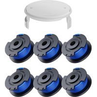 7er-pack Fadenköpfe Für Ryobi One+ Ac14rl3a 18v 24v 40v Rasentrimmer, 2mm Trimmerfaden-spule (6 Fadenköpfe, 1 Deckel) H703
