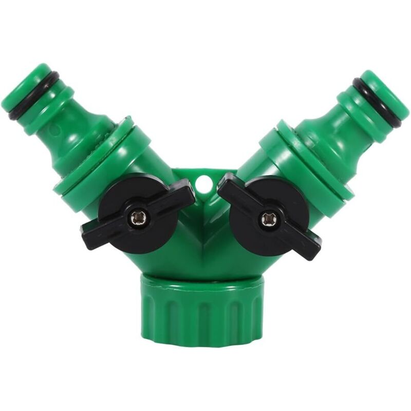 2-wege-schlauchverteiler, Tropfbewässerungsschlauch Mit Schlauchanschluss Und Y-hahnadapter Mit Griff