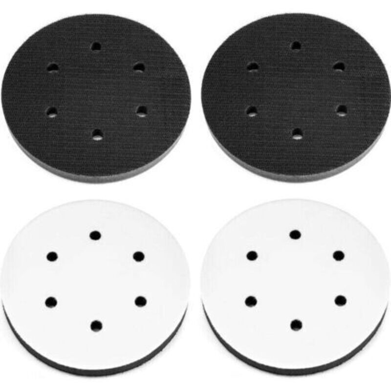 Weiche Schleifteller, 125 Mm, Schwamm-zwischenteller Für Schleifscheiben (6 Löcher)