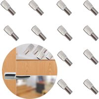 24 Stück Regalstifte, Dübel Für Metallregale, Vernickelte Metallstifte Als Bürotrenner, Regalträger H183