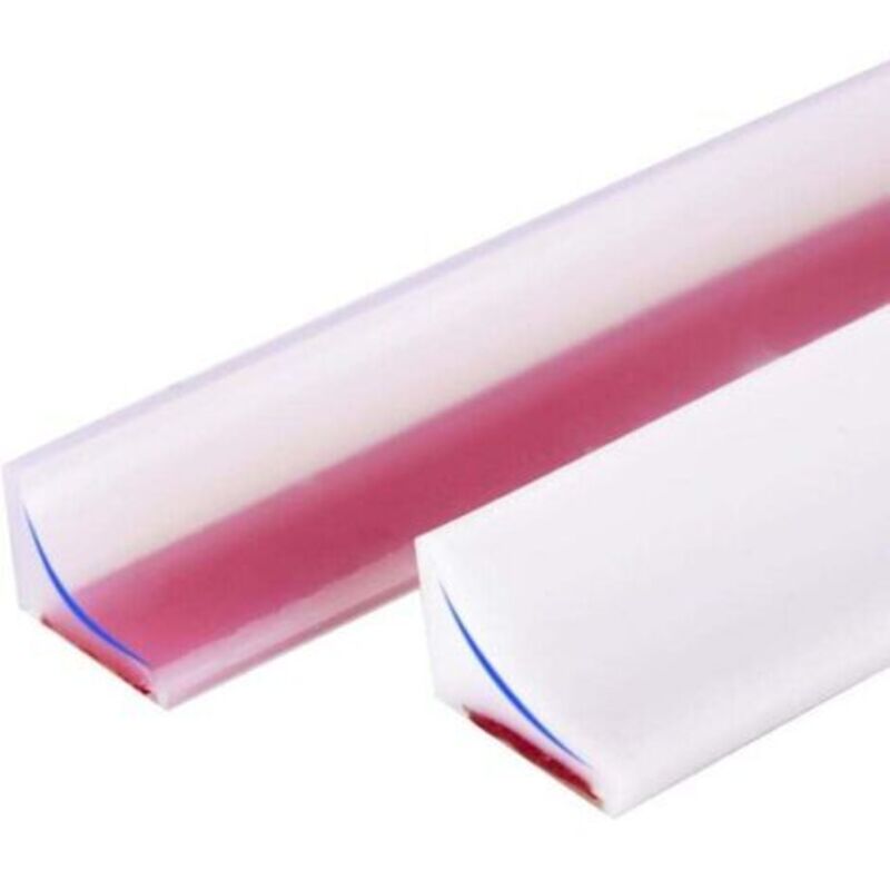 100cm Silikon-duschbarriere, Selbstklebende Duschschwellen-anti-überlauf-leiste, Duschwassersperre, Duschschwelle Wassersperre, Faltbare Duschbarriere Für Badezimmerboden - Transluzent
