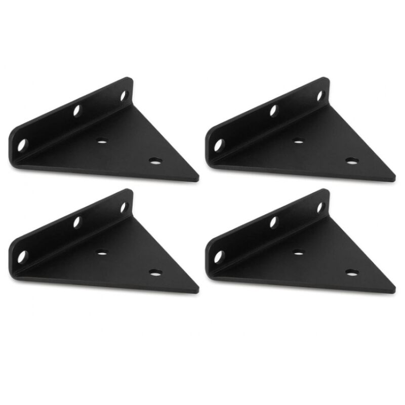 4er-set Dreieckige Regalhalterungen, 8cm Eisen Schweberegal-halterungen, Metall Wandhalterung Für Offene Regale Zum Selbermachen