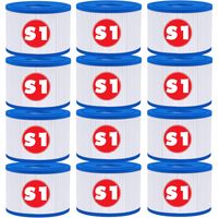 Set Aus 12 S1-filtern Für Whirlpool, 10,6 Cm X 4,5 Cm X 7 Cm, S1-filterkartusche Für Pool, Filterkartusche S1 – Kompatibel Mit Intex 29001e Whirlpool, Wiederverwendbare S1-whirlpool-filterkartusche Fü
