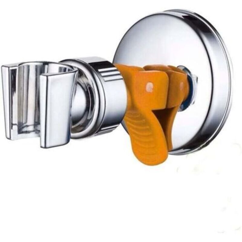 360° Drehbarer Duschhalter Mit Saugnapf, Verstellbarer Und Abnehmbarer Wand-duschkopfhalter, Wiederverwendbar, Ohne Bohren, Wasserdicht